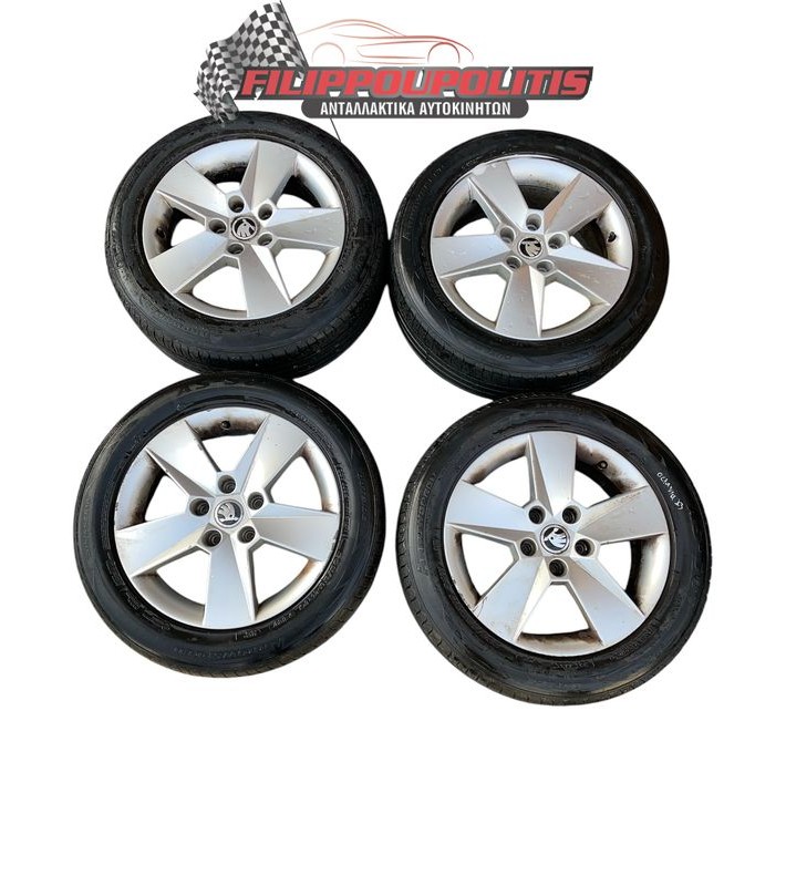 Ζαντολάστιχα αλουμινίου Skoda OCTAVIA - SUPERB 2013 - 2020 Σετ Ζαντολαστιχα Αλουμινίου Ζαντολάστιχα αλουμινίου Skoda OCTAVIA - SUPERB 2013 - 2020 Σετ Ζαντολαστιχα Αλουμινίου