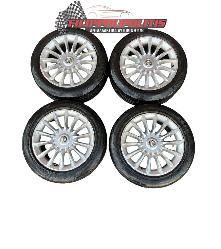 Ζαντολάστιχα αλουμινίου Alfa Romeo MITO (955) 2008 - 2017 Σετ Ζαντολαστιχα Αλουμινίου Ζαντολάστιχα αλουμινίου Alfa Romeo MITO (955) 2008 - 2017 Σετ Ζαντολαστιχα Αλουμινίου